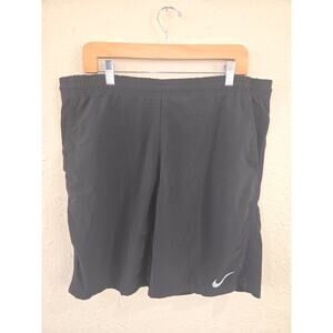 Nike Men's Athletic Shorts, Black Mesh, Size Medium